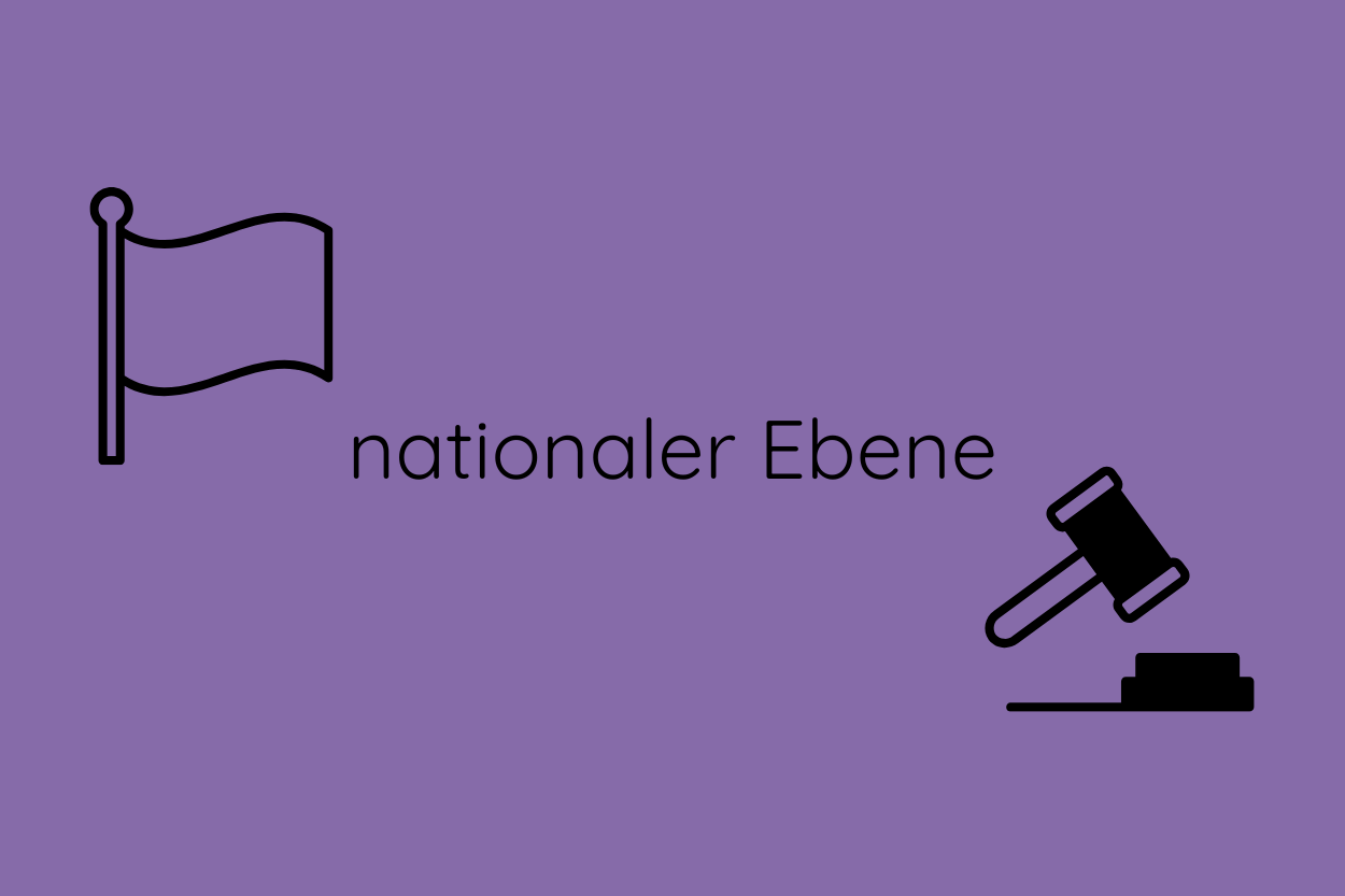 Rechtsvorschriften auf nationaler Ebene