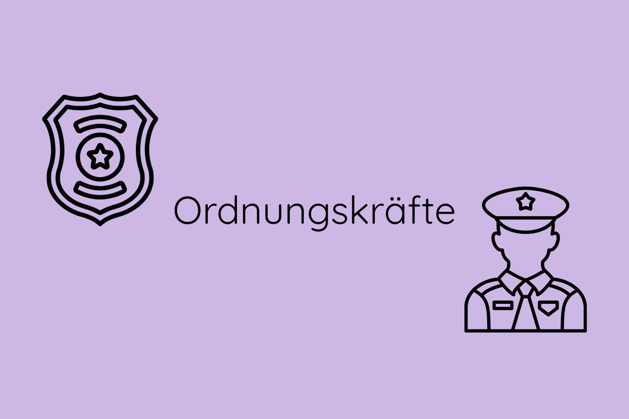 Staatspolizei, Carabinieri und Stadtpolizei
